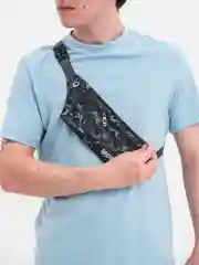 Черный поясная сумка камуфляжная, унисекс, для бега