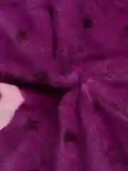 Фиолетовый плед детский