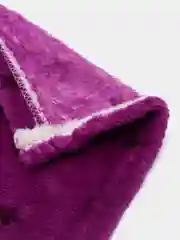 Фиолетовый плед детский