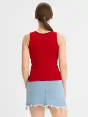 Красный майка