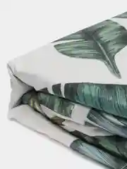 Бирюзовый комплект постельного белья с простыней на резинке, поплин
