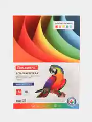Яркая цветная бумага двусторонняя, интенсив