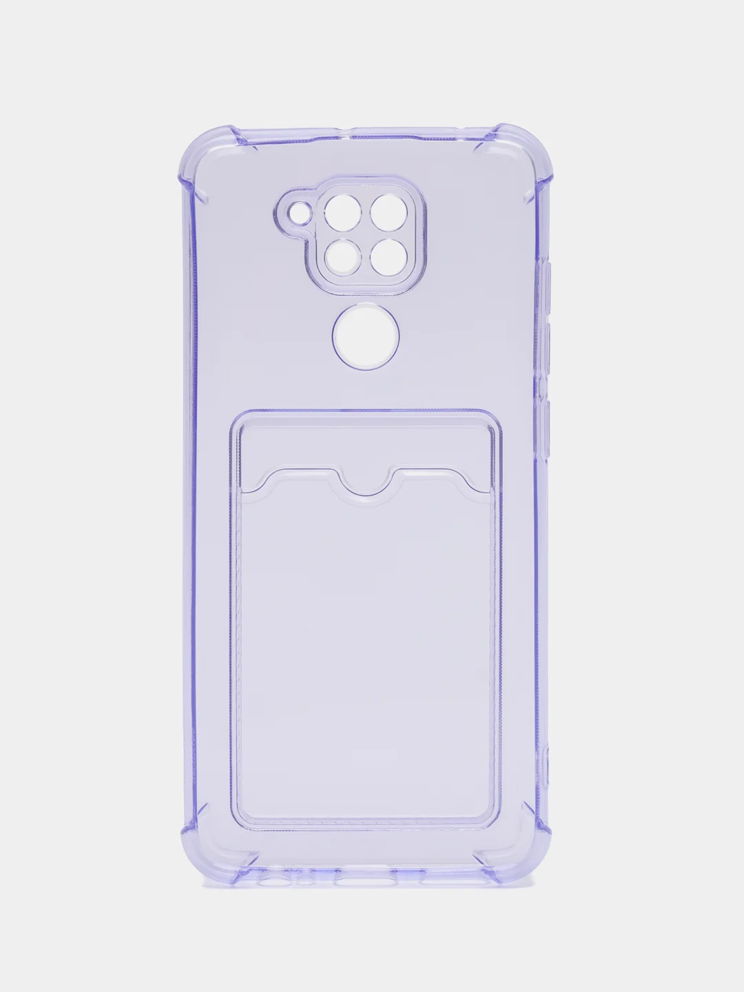 Лавандовый силиконовый чехол для Xiaomi Redmi Note 9 (Сяоми Редми Нот 9), прозрачный