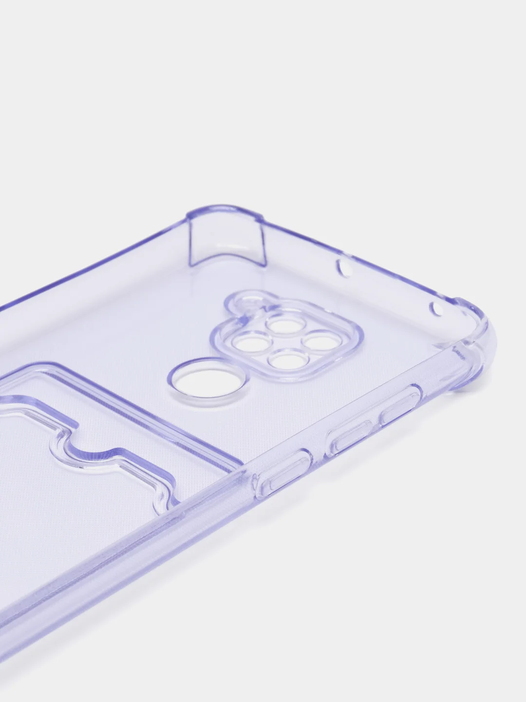 Лавандовый силиконовый чехол для Xiaomi Redmi Note 9 (Сяоми Редми Нот 9), прозрачный