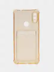 Бежевый силиконовый чехол Xiaomi Redmi Note 7, Note 7 Pro (Сяоми Нот 7, Нот 7 Про), прозрачный