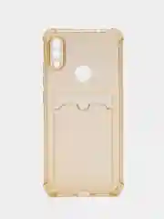 Бежевый силиконовый чехол Xiaomi Redmi Note 7, Note 7 Pro (Сяоми Нот 7, Нот 7 Про), прозрачный