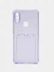 Лавандовый силиконовый чехол Xiaomi Redmi Note 7, Note 7 Pro (Сяоми Нот 7, Нот 7 Про), прозрачный