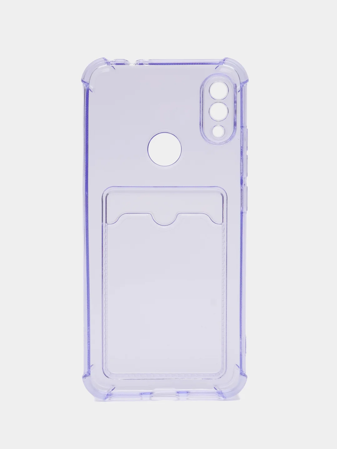 Бирюзовый силиконовый чехол Xiaomi Redmi Note 7, Note 7 Pro (Сяоми Нот 7, Нот 7 Про), прозрачный
