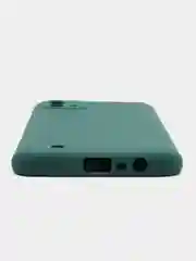 Тёмно-зелёный чехол Realme C11 2021 / Realme C20 Реалми С11 2011 / С20 силиконовый цветной матовый