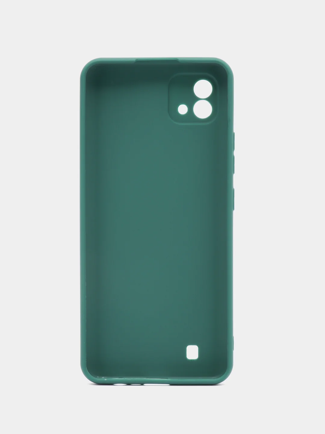 Тёмно-зелёный чехол Realme C11 2021 / Realme C20 Реалми С11 2011 / С20 силиконовый цветной матовый