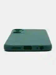 Темно-синий чехол для Infinix Hot 20, Инфиникс Хот 20, силиконовый, матовый