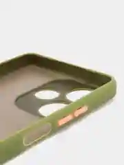 Лесной зеленый чехол для Infinix Hot 30, Инфиникс Хот 30, пластиковый, матовый, с цветными кнопками