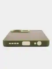 Лесной зеленый чехол для Infinix Hot 30, Инфиникс Хот 30, пластиковый, матовый, с цветными кнопками