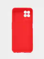 Красный чехол для Realme 8i / Narzo 50 4G Реалми 8ай / Нарзо 50 4G, силиконовый, матовый