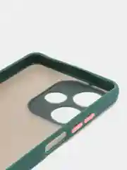 Морской чехол для Infinix Hot 30, Инфиникс Хот 30, пластиковый, матовый, с цветными кнопками