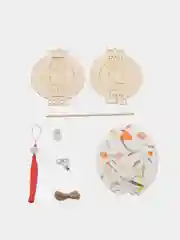 Бежевый diy Лампа-конструктор