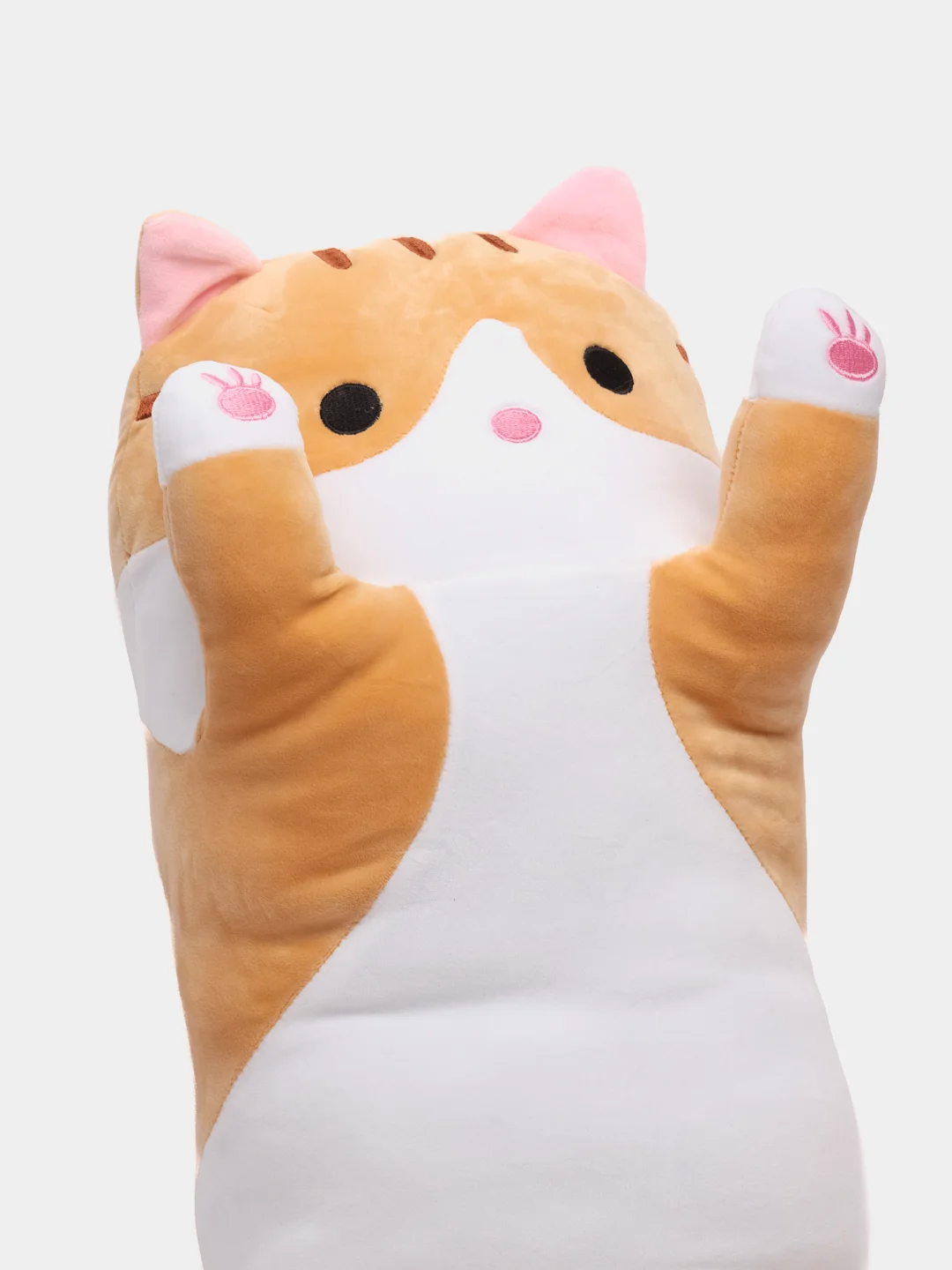 Рыжий мягкая игрушка "Кот батон", 50 / 70 / 90 / 110 см, кот британец, котик, кот сосиска, 90 см
