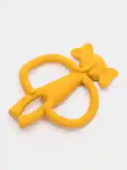 Желтый силиконовый грызунок-игрушка КАРТОФАН, прорезыватель детский для зубов, сертифицирован ЕAС