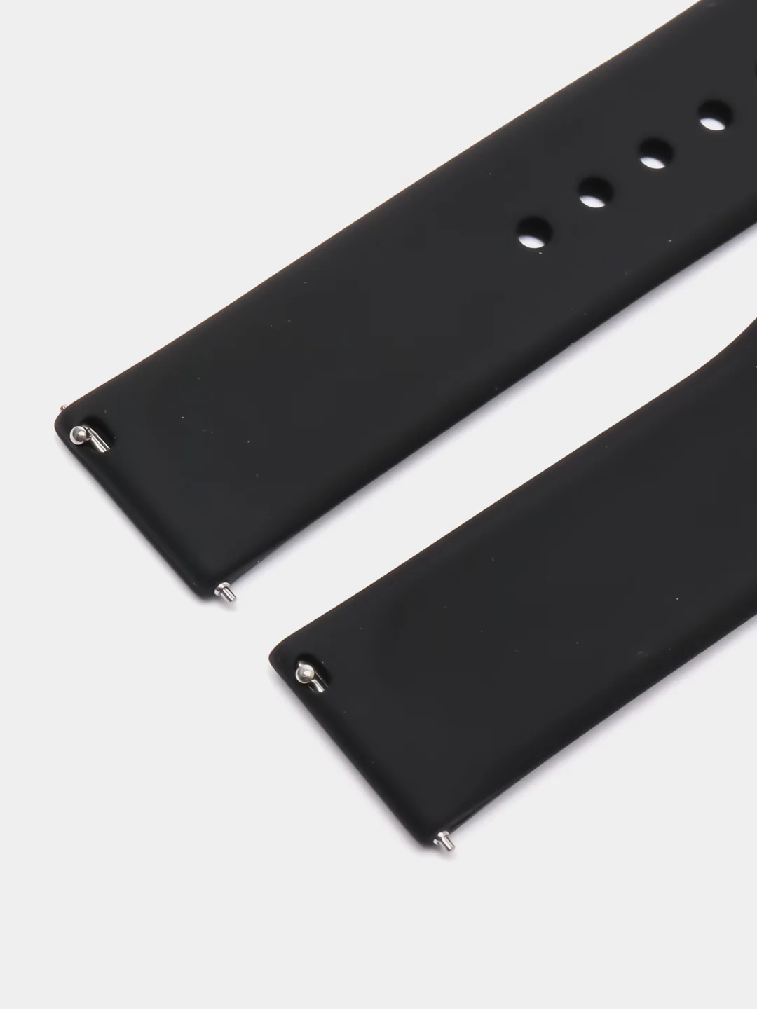 Черный силиконовый ремешок для часов КАРТОФАН на Xiaomi Amazfit Bip/Bip Lite/GTR 42mm/GTS, ColMi