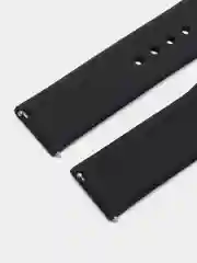 Черный силиконовый ремешок для часов КАРТОФАН на Xiaomi Amazfit Bip/Bip Lite/GTR 42mm/GTS, ColMi
