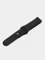 Черный силиконовый ремешок для часов КАРТОФАН на Xiaomi Amazfit Bip/Bip Lite/GTR 42mm/GTS, ColMi
