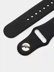 Черный силиконовый ремешок для часов КАРТОФАН на Xiaomi Amazfit Bip/Bip Lite/GTR 42mm/GTS, ColMi