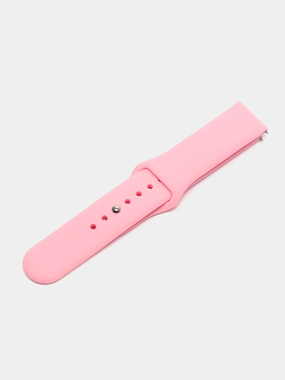 Розовый силиконовый ремешок для часов КАРТОФАН на Xiaomi Amazfit Bip/Bip Lite/GTR 42mm/GTS, ColMi