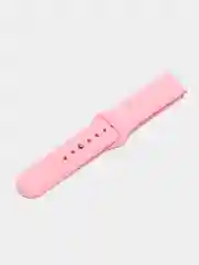 Розовый силиконовый ремешок для часов КАРТОФАН на Xiaomi Amazfit Bip/Bip Lite/GTR 42mm/GTS, ColMi
