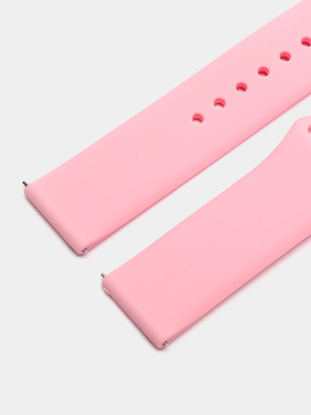 Розовый силиконовый ремешок для часов КАРТОФАН на Xiaomi Amazfit Bip/Bip Lite/GTR 42mm/GTS, ColMi