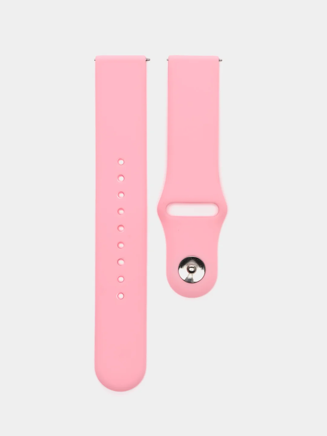 Розовый силиконовый ремешок для часов КАРТОФАН на Xiaomi Amazfit Bip/Bip Lite/GTR 42mm/GTS, ColMi