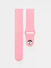 Розовый силиконовый ремешок для часов КАРТОФАН на Xiaomi Amazfit Bip/Bip Lite/GTR 42mm/GTS, ColMi