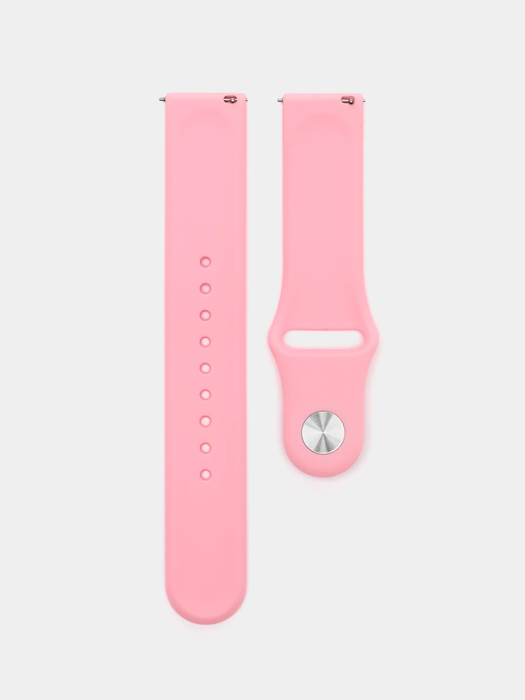 Розовый силиконовый ремешок для часов КАРТОФАН на Xiaomi Amazfit Bip/Bip Lite/GTR 42mm/GTS, ColMi