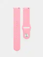 Розовый силиконовый ремешок для часов КАРТОФАН на Xiaomi Amazfit Bip/Bip Lite/GTR 42mm/GTS, ColMi