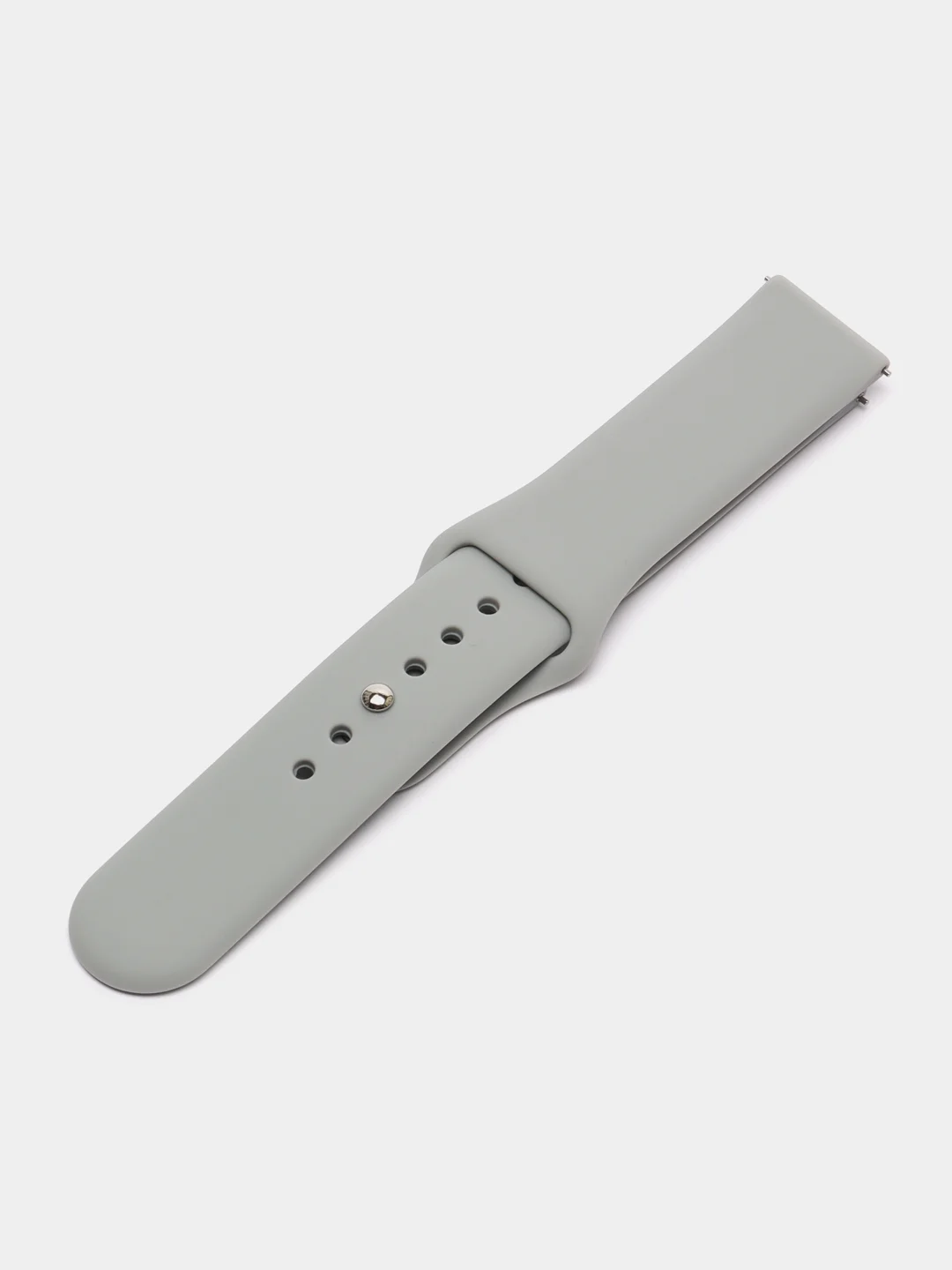Серый силиконовый ремешок для часов КАРТОФАН на Xiaomi Amazfit Bip/Bip Lite/GTR 42mm/GTS, ColMi