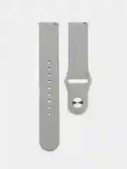 Серый силиконовый ремешок для часов КАРТОФАН на Xiaomi Amazfit Bip/Bip Lite/GTR 42mm/GTS, ColMi