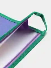 Фиолетовый папка для тетрадей, на молнии, 1 отделение, А5