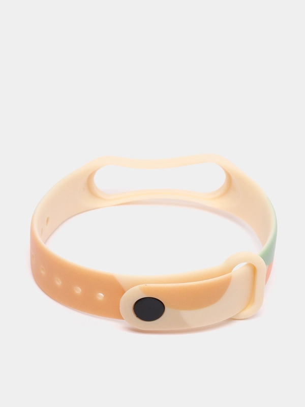 Ремешок с принтом для Xiaomi Mi Band 3 / 4 / 5 / 6 силиконовый