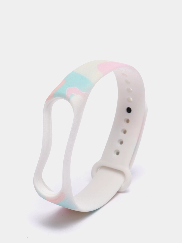 Силиконовый ремешок с принтом для Xiaomi Mi Band 3 / 4 / 5 / 6