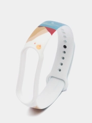 Ремешок для Xiaomi Mi Band 3, 4, 5, 6 силиконовый