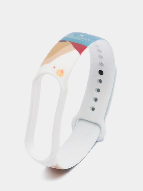 Ремешок для Xiaomi Mi Band 3, 4, 5, 6 силиконовый