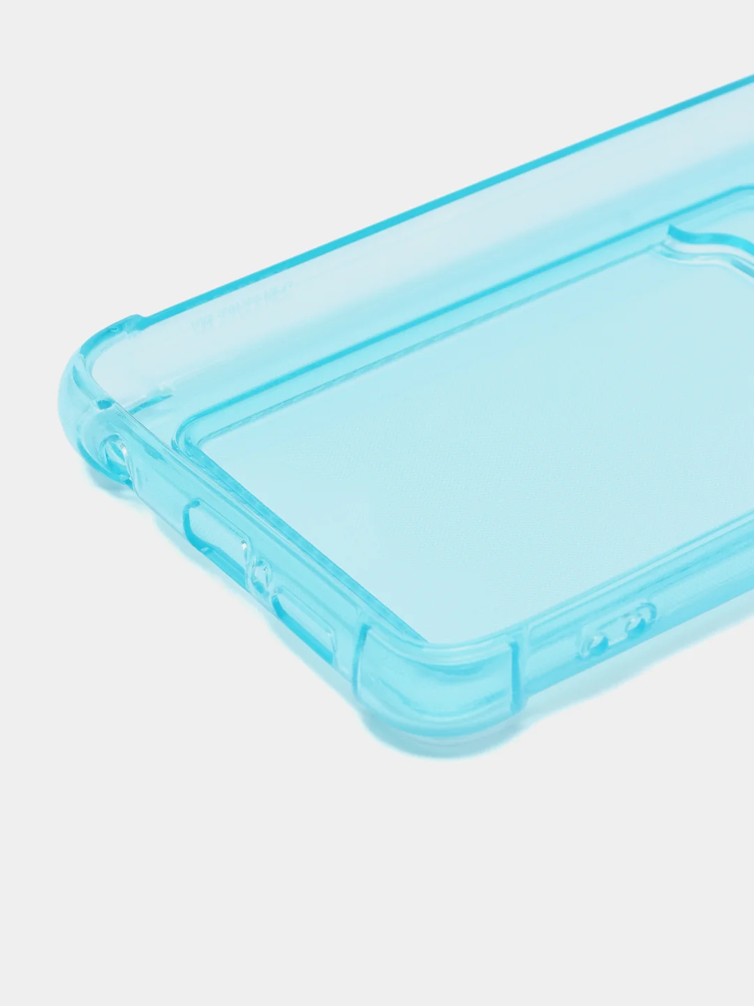 Бирюзовый чехол для Xiaomi Poco X3, Poco X3 NFS, Poco X3 Pro (Сяоми Поко Х3, Поко Х3 Про) прозрачный