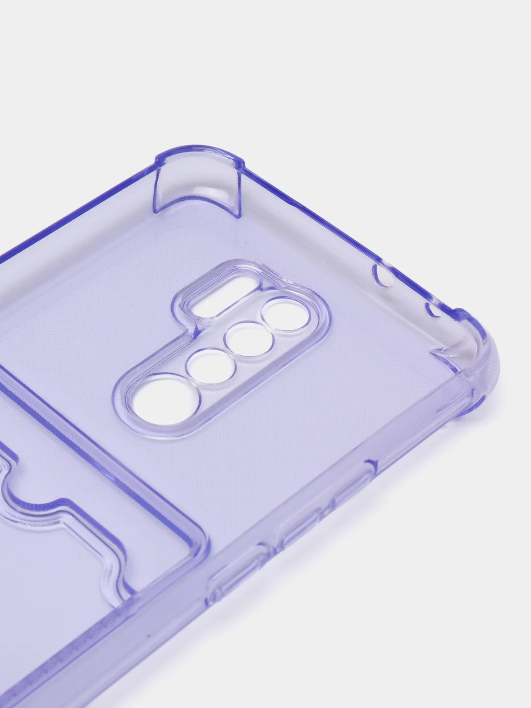 Серый чехол силиконовый для Xiaomi Redmi 9 (Сяоми Редми 9), прозрачный