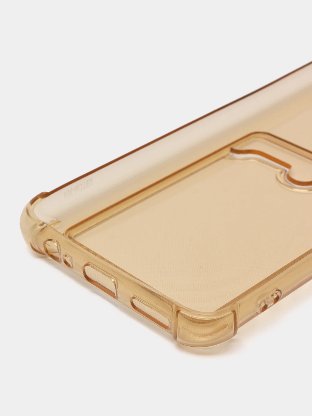 Бежевый силиконовый чехол для Xiaomi Redmi Note 9 (Сяоми Редми Нот 9), прозрачный