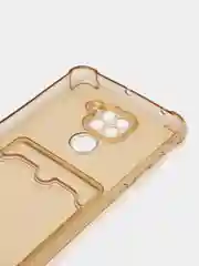 Бежевый силиконовый чехол для Xiaomi Redmi Note 9 (Сяоми Редми Нот 9), прозрачный