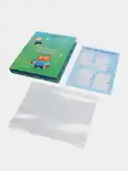 Портфолио для школьника папка, А4, 4 кольца, 20 файлов, Мальчик, Brauberg, 115240