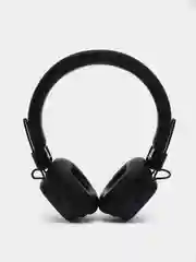 Черный беспроводные полноразмерные наушники Bluetooth и AUX, с микрофоном, джойстиком управления