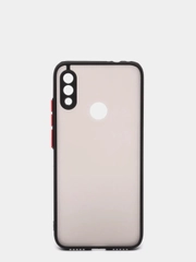 Чехол для Xiaomi Redmi Note 7 матовый пластиковый полупрозрачный