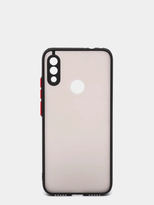 Чехол для Xiaomi Redmi Note 7 матовый пластиковый полупрозрачный