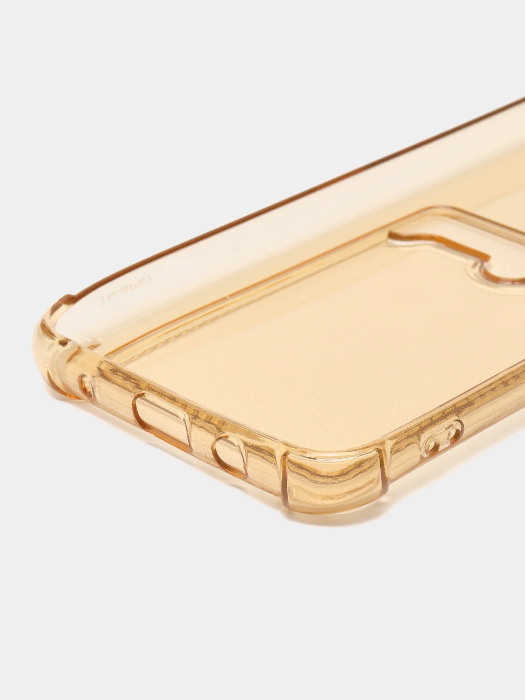 Бежевый чехол для Tecno Spark 7 (Техно Спарк 7), прозрачный, силиконовый