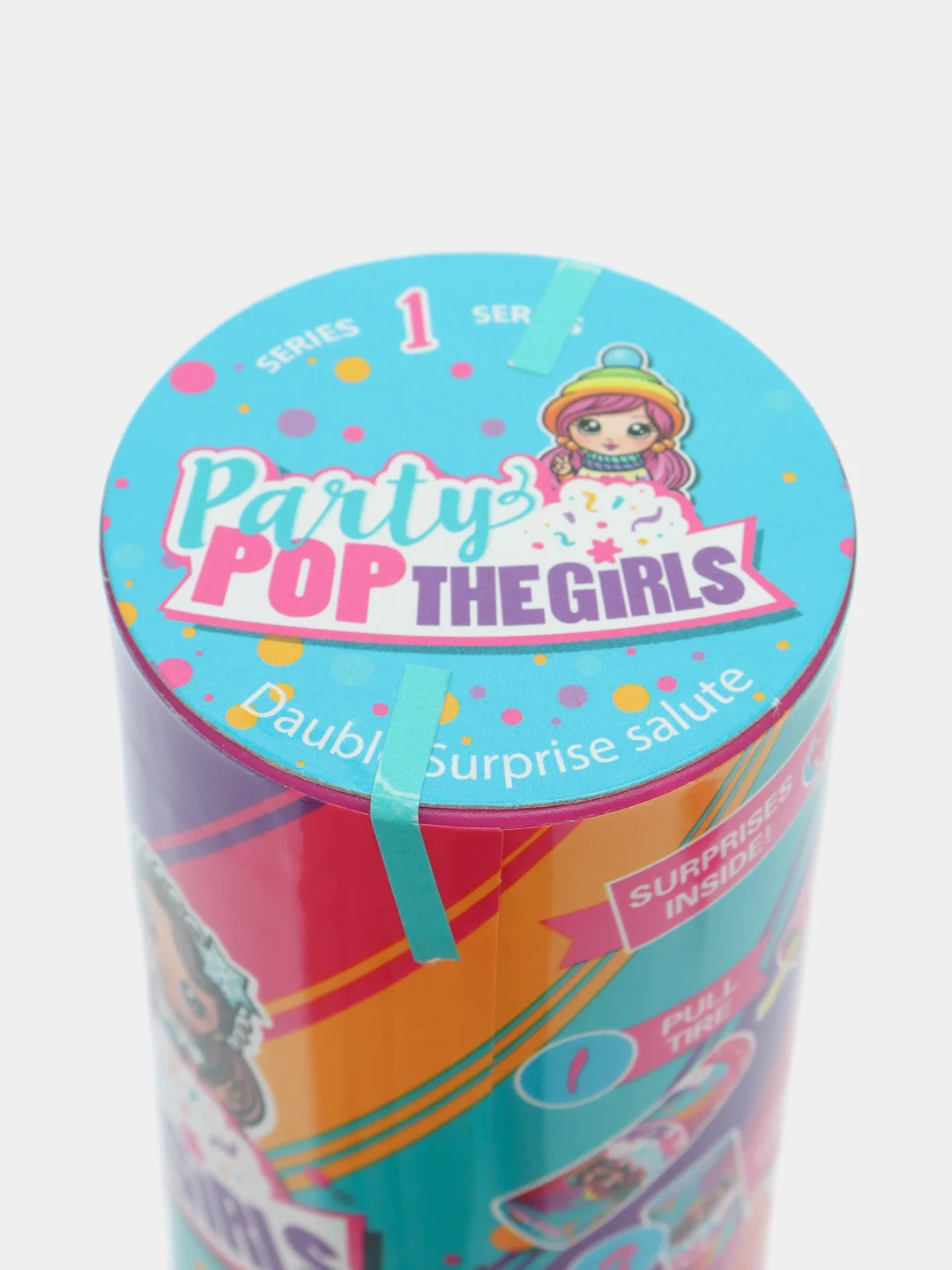 Набор 2 хлопушки Party pop the girls, с куколками и аксессуарами, для детей от 4 лет